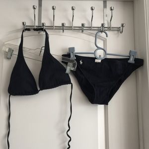POLO Ralph Lauren Navy Blue Bikini Swimsuit Small